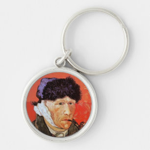 Vincent Van Gogh - Self Portrait With Bandaged Ear Key Ring