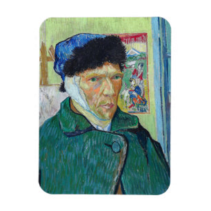 Vincent van Gogh - Self-portrait with bandaged ear Magnet