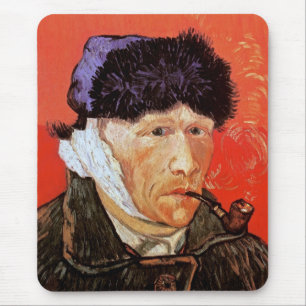 Vincent Van Gogh - Self Portrait With Bandaged Ear Mouse Pad