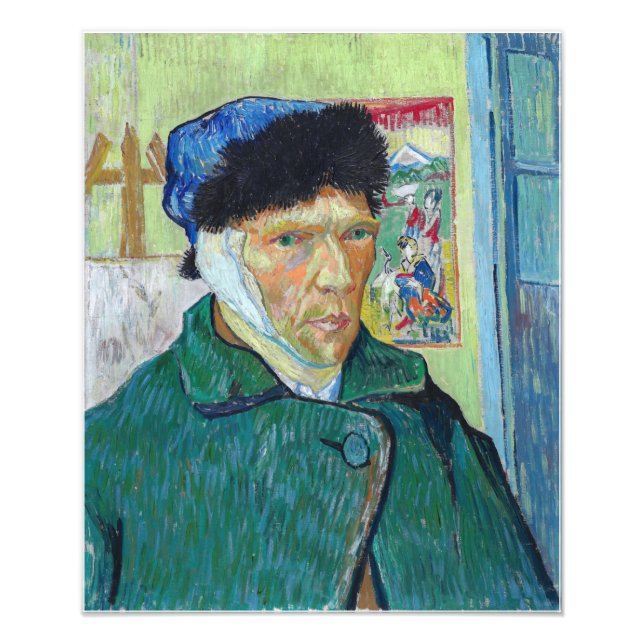 Vincent van Gogh - Self-portrait with bandaged ear Photo Print (Front)