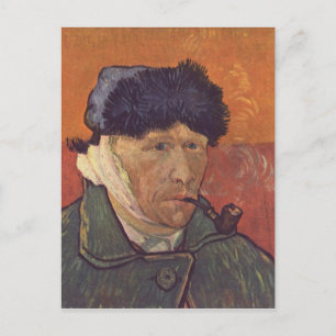 Vincent Van Gogh -Self Portrait with Bandaged Ear Postcard