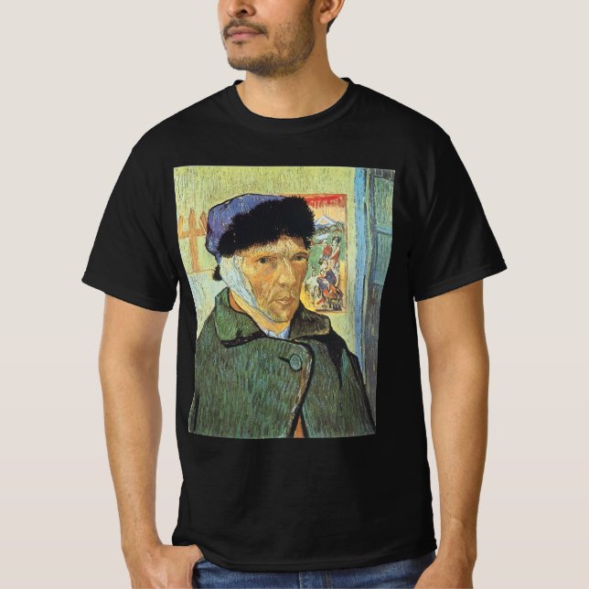 Vincent van Gogh - Self Portrait with Bandaged Ear T-Shirt (Front)