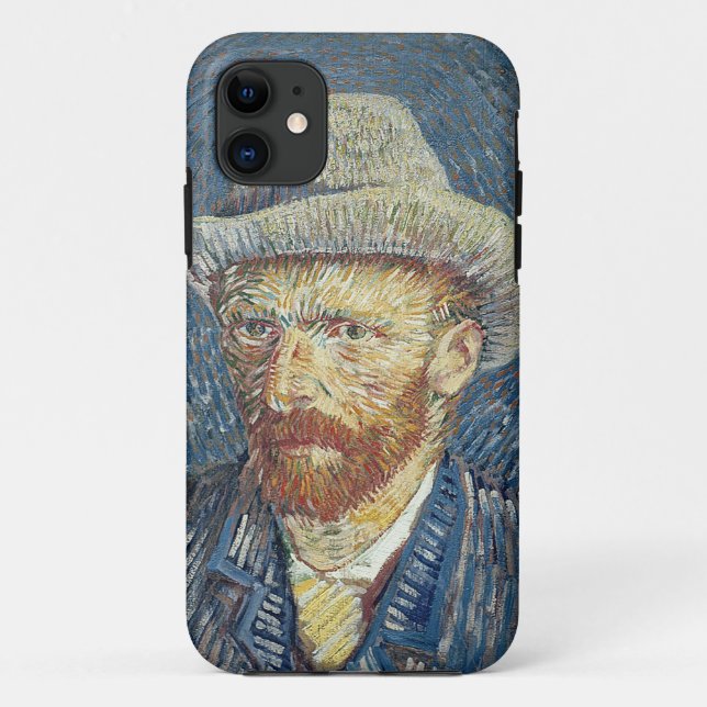 Vincent van Gogh | Self Portrait with Felt Hat Case-Mate iPhone Case (Back)