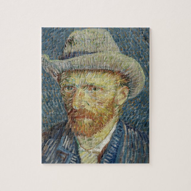 Vincent Van Gogh Self Portrait with Gray Felt Hat Jigsaw Puzzle (Vertical)