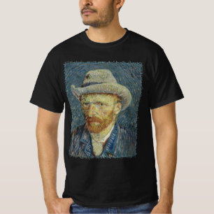 Vincent van Gogh Self Portrait with Grey Felt Hat T-Shirt