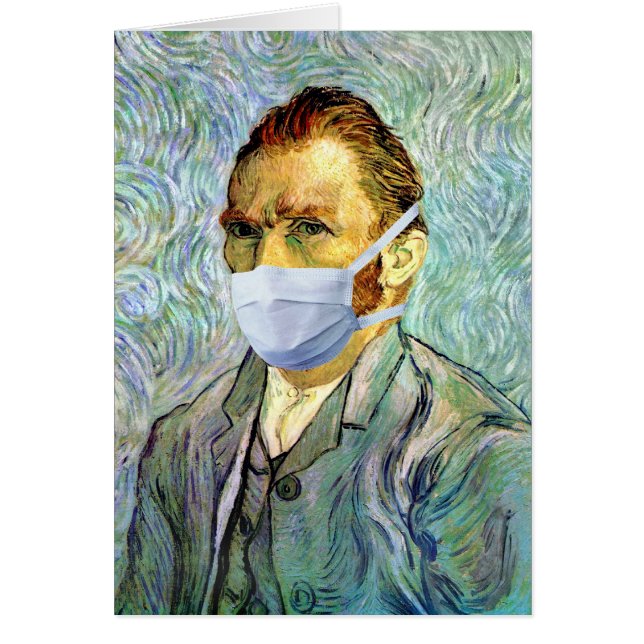 Vincent Van Gogh Self Portrait With Mask Spoof (Front)