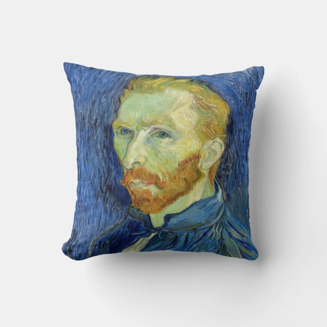 Vincent van Gogh - Self Portrait with Palette Cushion (Front)