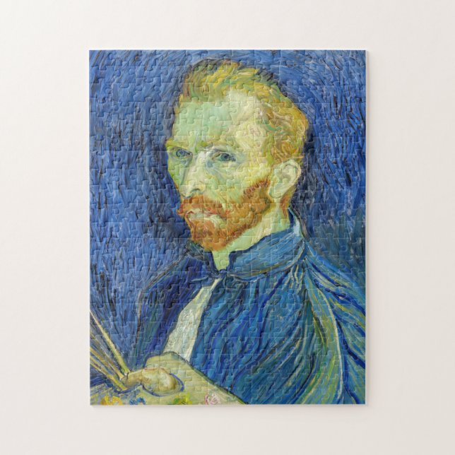 Vincent van Gogh - Self Portrait with Palette Jigsaw Puzzle (Vertical)