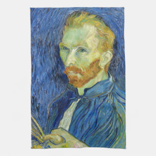 Vincent van Gogh - Self Portrait with Palette Tea Towel