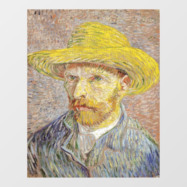 Vincent van Gogh - Self-portrait with Straw Hat (Sheet)
