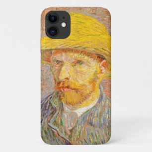 Vincent Van Gogh Self Portrait with Straw Hat Art iPhone 11 Case