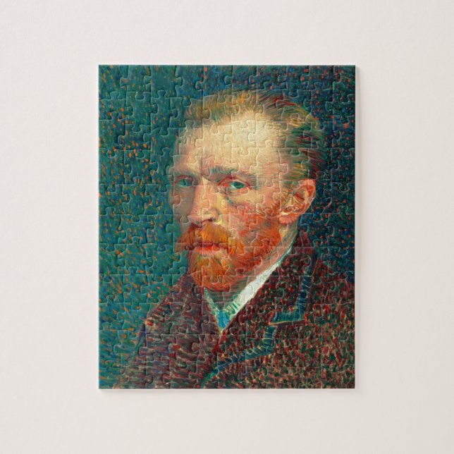 Vincent Van Gogh Self Portrait with Suit Fine Art Jigsaw Puzzle (Vertical)
