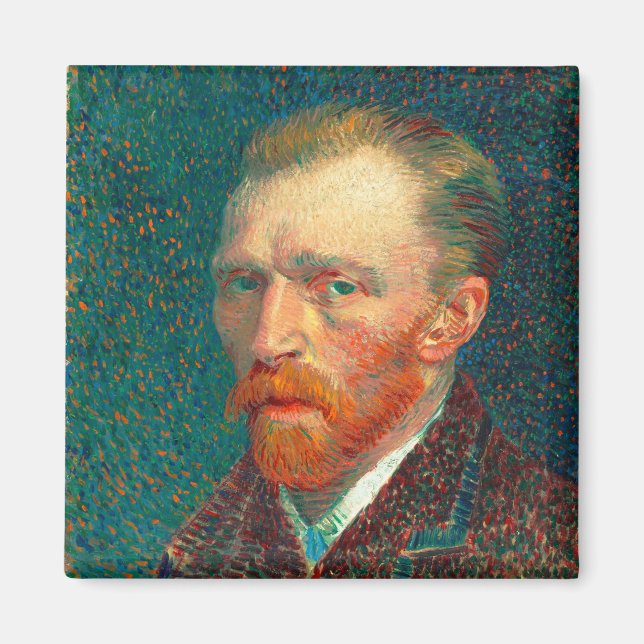 Vincent Van Gogh Self Portrait with Suit Fine Art Magnet (Front)