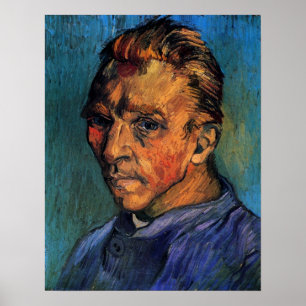 Vincent van Gogh Self Portrait without Beard Poster