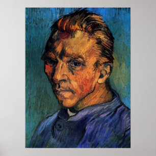 Vincent van Gogh Self Portrait without Beard Poster