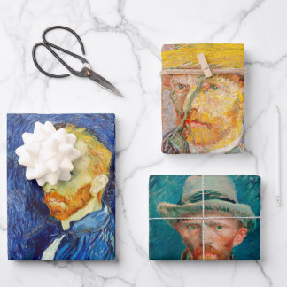 Vincent Van Gogh Self-portrait  Wrapping Paper Sheet