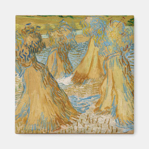 Vincent van Gogh - Sheaves of Wheat Magnet
