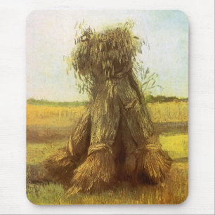 Vincent van Gogh - Sheaves of Wheat Mouse Pad