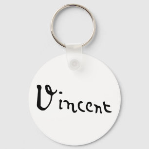 Vincent Van Gogh Signature Key Ring