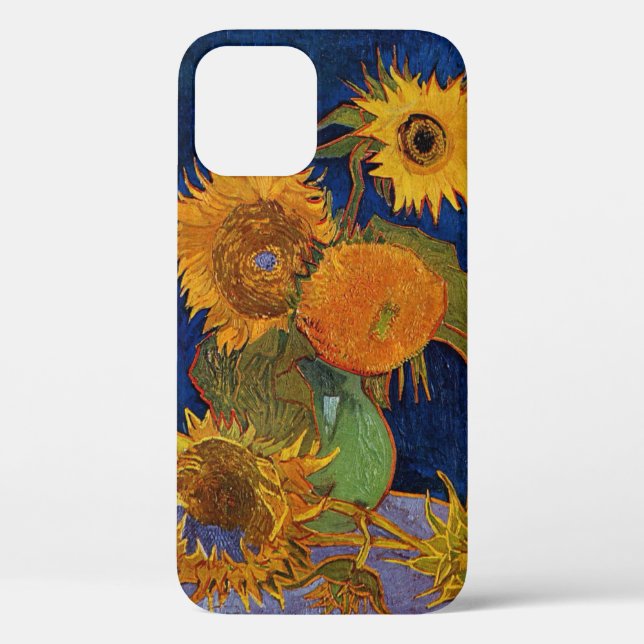 Vincent van Gogh Six Sunflowers GalleryHD Fine Art Case-Mate iPhone Case (Back)