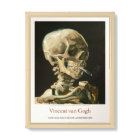 Vincent Van Gogh Skeleton Burning Cigarette Skull