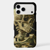 Vincent Van Gogh Skeleton with a Burning Cigarette