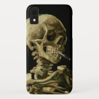 Vincent Van Gogh Skeleton with a Burning Cigarette