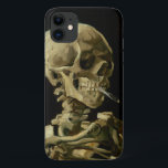 Vincent Van Gogh Skeleton with a Burning Cigarette iPhone 11 Case<br><div class="desc">Vincent Van Gogh Skeleton with a Burning Cigarette Vintage Fine Art Phone Case</div>