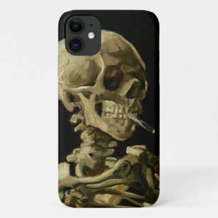 Vincent Van Gogh Skeleton with a Burning Cigarette iPhone 11 Case