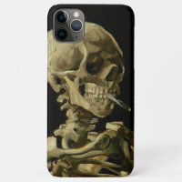 Vincent Van Gogh Skeleton with a Burning Cigarette