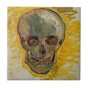 Vincent van Gogh - Skull 1887 #2 Ceramic Tile