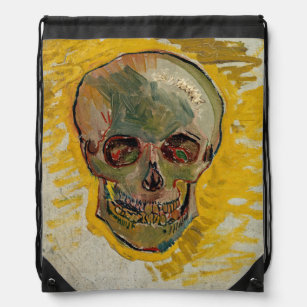 Vincent van Gogh - Skull 1887 #2 Drawstring Bag