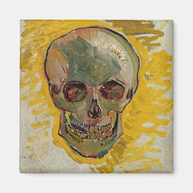 Vincent van Gogh - Skull 1887 #2 Magnet (Front)