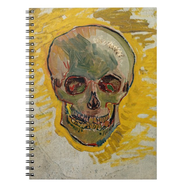 Vincent van Gogh - Skull 1887 #2 Notebook (Front)