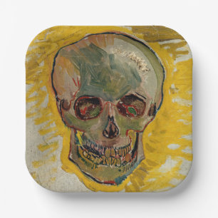 Vincent van Gogh - Skull 1887 #2 Paper Plate