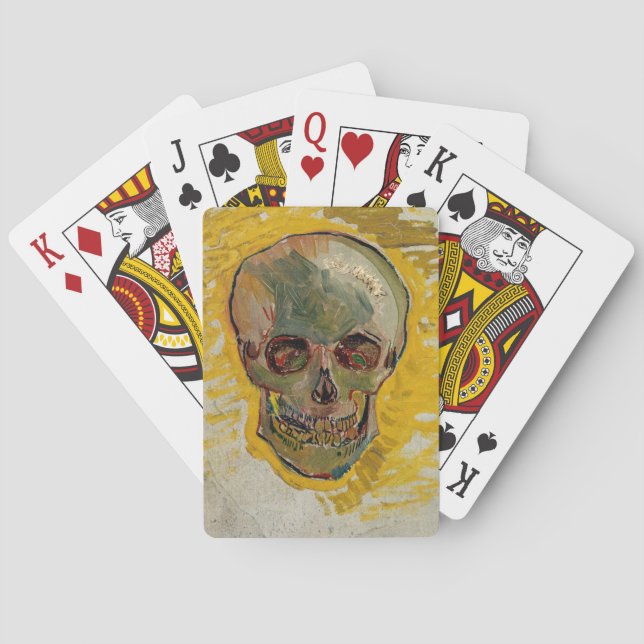 Vincent van Gogh - Skull 1887 #2 Playing Cards (Back)