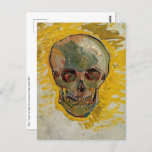 Vincent van Gogh - Skull 1887 #2 Postcard<br><div class="desc">Skull - Vincent van Gogh,  Oil on canvas on triplex board,  1887</div>