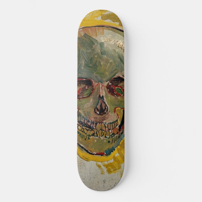 Vincent van Gogh - Skull 1887 #2 Skateboard (Front)