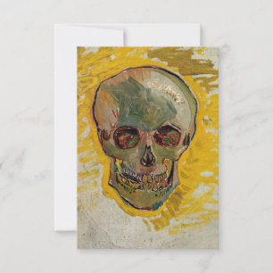 Vincent van Gogh - Skull 1887 #2 Thank You Card