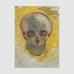 Vincent van Gogh - Skull 1887 #2 Tissue Paper