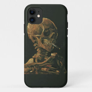 Vincent van Gogh Skull Smoking Cigarette iPhone 11 Case