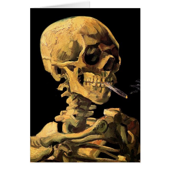 Vincent Van Gogh - Skull With Burning Cigarette (Front)