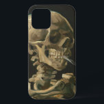 Vincent Van Gogh - Skull with Burning Cigarette iPhone 12 Case<br><div class="desc">Vincent Van Gogh - Skull with Burning Cigarette</div>