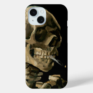 Vincent van Gogh - Skull with Burning Cigarette iPhone 15 Case