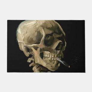 Vincent van Gogh - Skull with Burning Cigarette Doormat