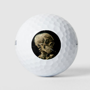 Vincent van Gogh - Skull with Burning Cigarette Golf Balls