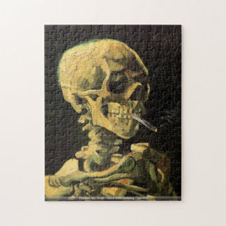 Vincent van Gogh - Skull with Burning Cigarette Jigsaw Puzzle