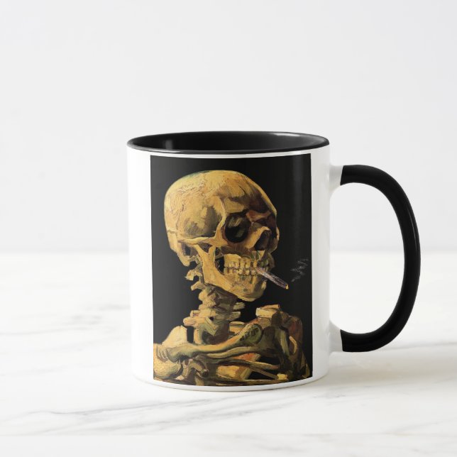 Vincent Van Gogh - Skull With Burning Cigarette Mug (Right)