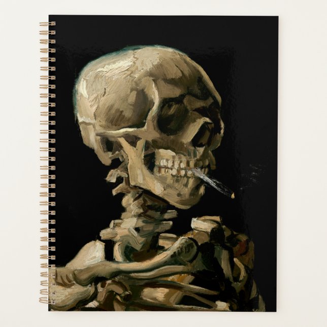 Vincent van Gogh - Skull with Burning Cigarette Planner (Front)