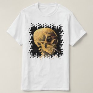 Vincent Van Gogh - Skull With Burning Cigarette T-Shirt